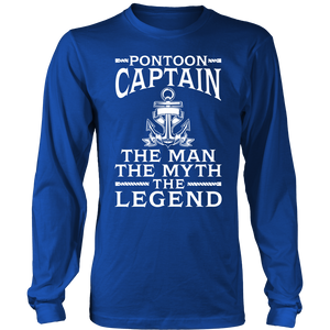Shirt-Pontoon Captain The Man The Myth The Legend ccnc006 ccnc012 pb0034