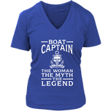 Shirt-Boat Captain The Woman The Myth The Legend ccnc006 bt0077