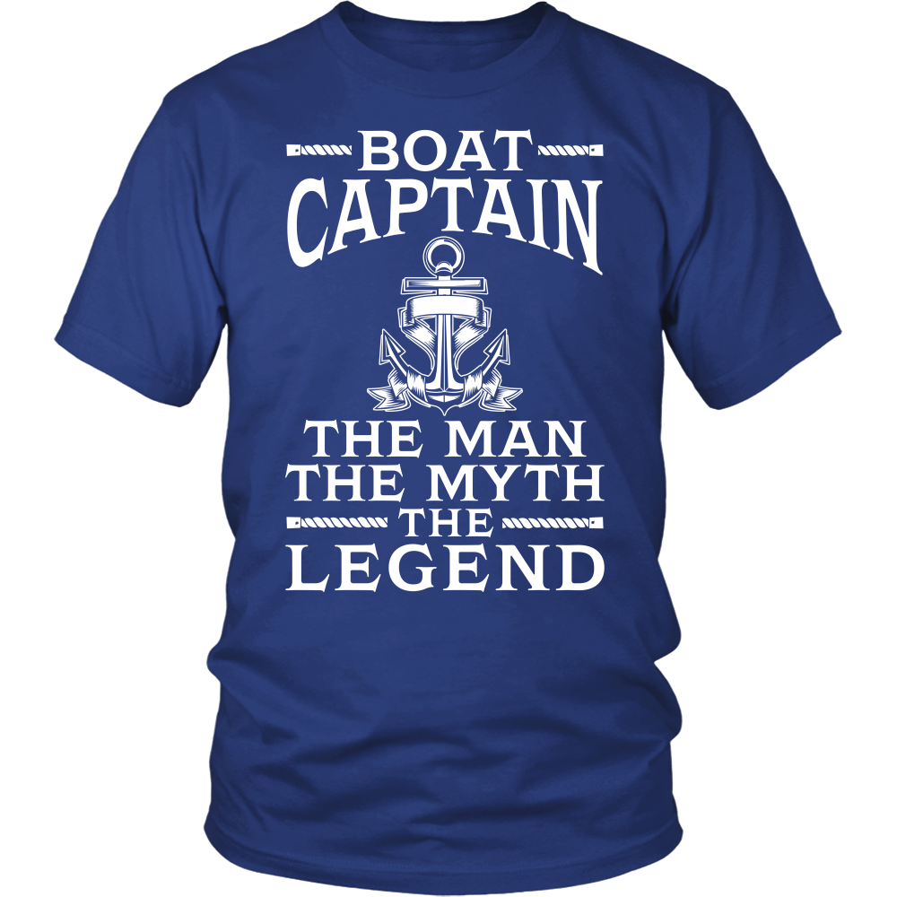 Shirt-Boat Captain The Man The Myth The Legend ccnc006 bt0069