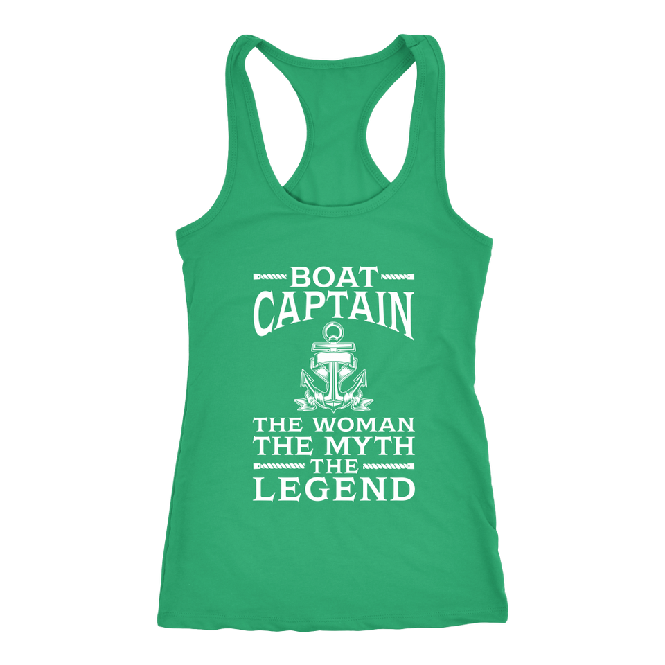 Shirt-Boat Captain The Woman The Myth The Legend ccnc006 bt0077