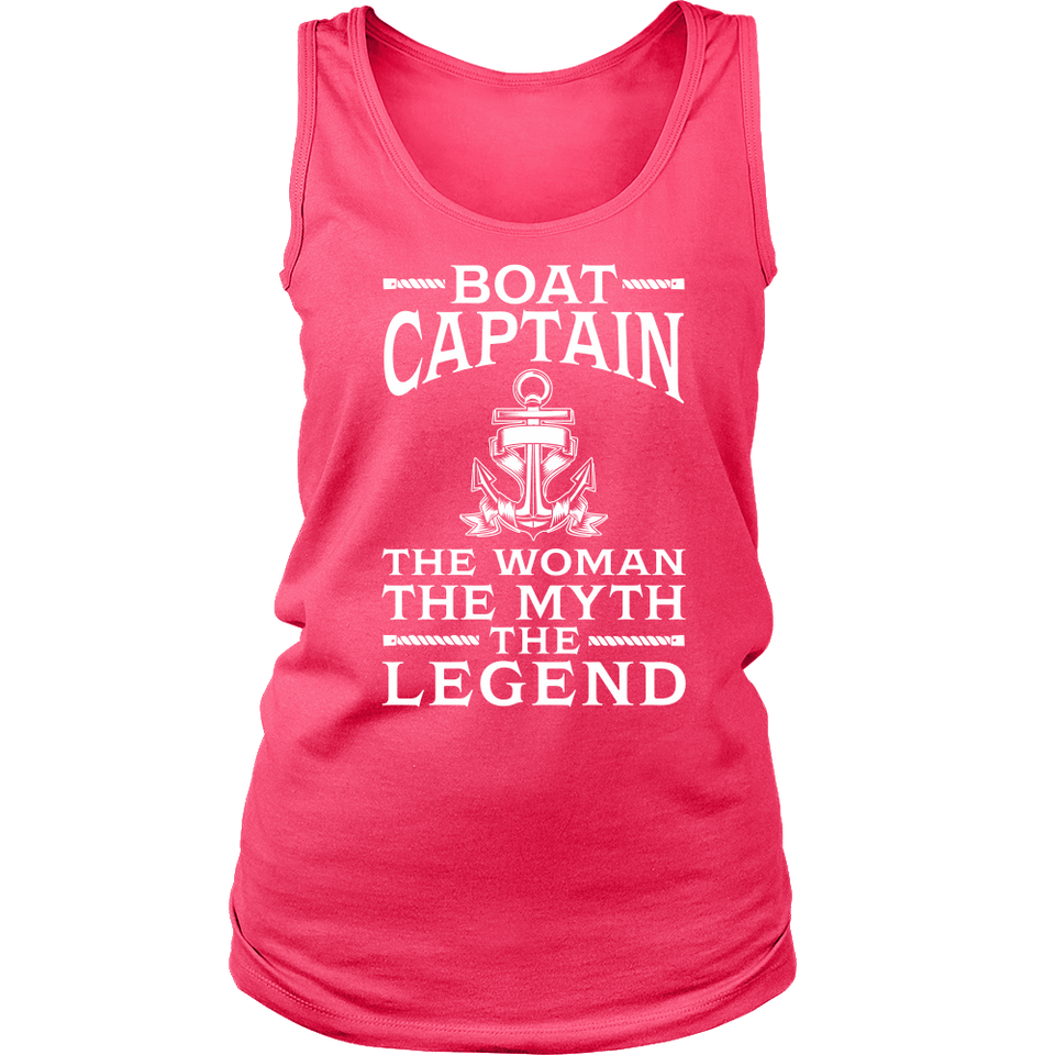 Shirt-Boat Captain The Woman The Myth The Legend ccnc006 bt0077