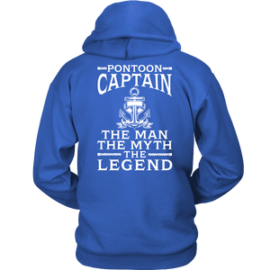 Back Side Shirt-Pontoon Captain The Man The Myth The Legend ccnc006 ccnc012 pb0034
