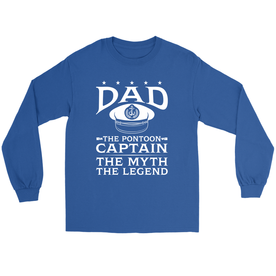 Shirt-Dad The Pontoon Captain The Myth The Legend ccnc006 ccnc012 pb0044