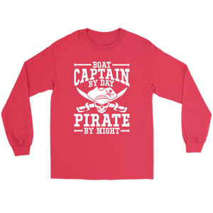 Shirt Boat Captain By Day Pirate By Night ccnc006 bt0091