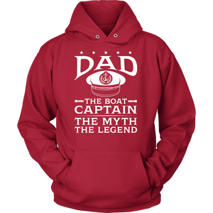 Shirt-Dad The Boat Captain The Myth The Legend ccnc006 bt0079