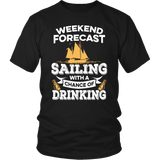 Shirt-Weekend Forecast Sailing With a Chance of Drinking ccnc007 sb0004
