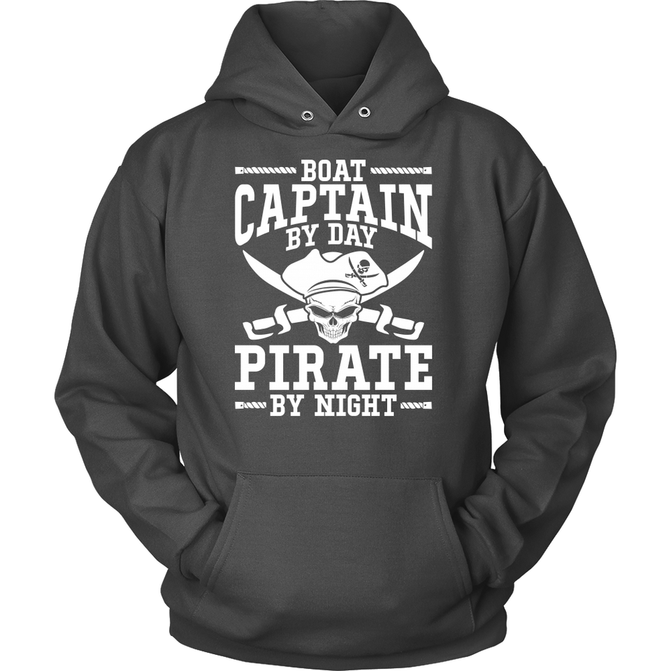 Shirt Boat Captain By Day Pirate By Night ccnc006 bt0091