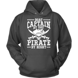 Shirt Boat Captain By Day Pirate By Night ccnc006 bt0091