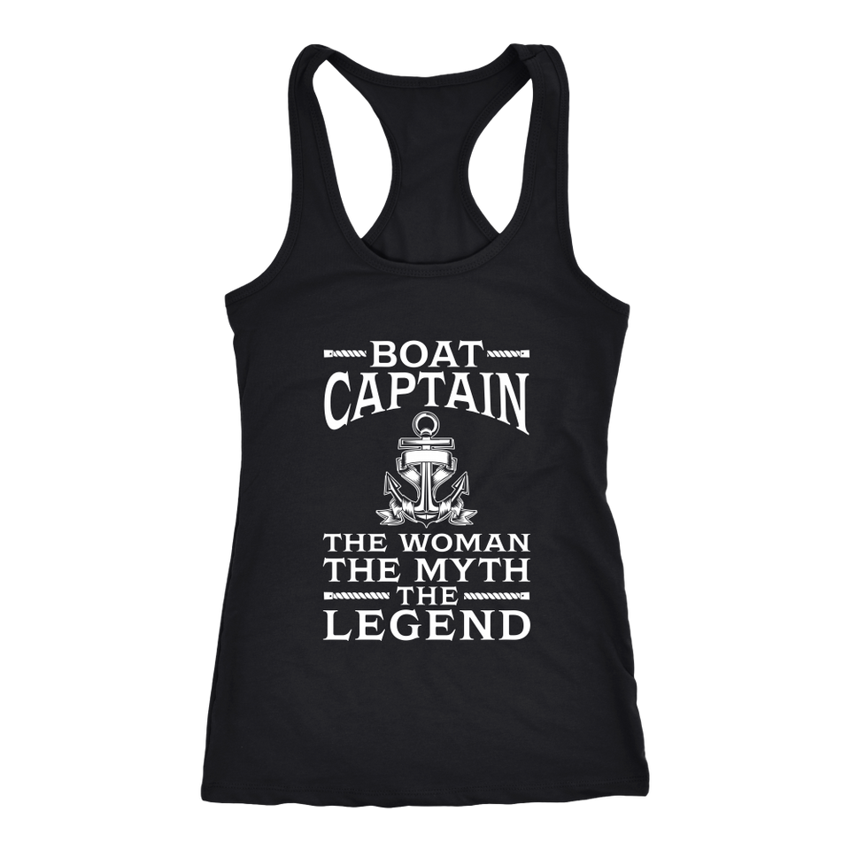 Shirt-Boat Captain The Woman The Myth The Legend ccnc006 bt0077