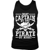 Shirt Boat Captain By Day Pirate By Night ccnc006 bt0091