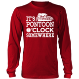 Shirt-It's Pontoon O'Clock Somewhere ccnc006 ccnc012 pb0028