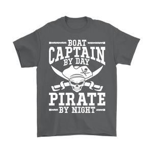 Shirt Boat Captain By Day Pirate By Night ccnc006 bt0091