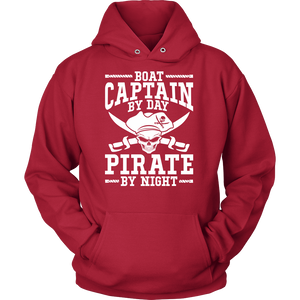 Shirt Boat Captain By Day Pirate By Night ccnc006 bt0091