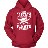 Shirt Boat Captain By Day Pirate By Night ccnc006 bt0091