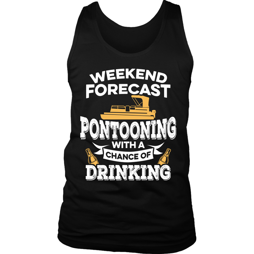Shirt-Weekend Forecast Pontooning With a Chance of Drinking ccnc006 ccnc012 pb0001