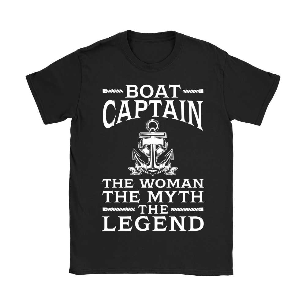 Shirt-Boat Captain The Woman The Myth The Legend ccnc006 bt0077