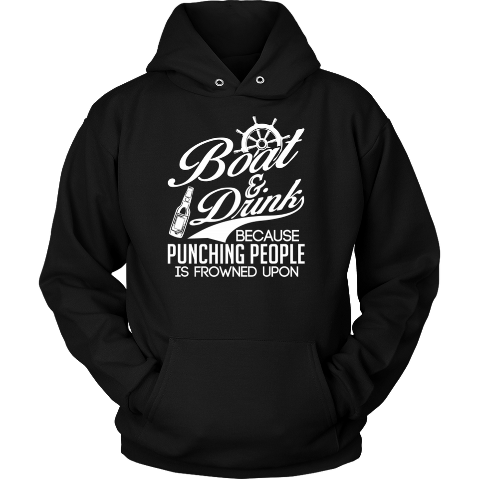Shirt-Boat&Drink Because Punching People Is Frowned Upon ccnc006-bt0044
