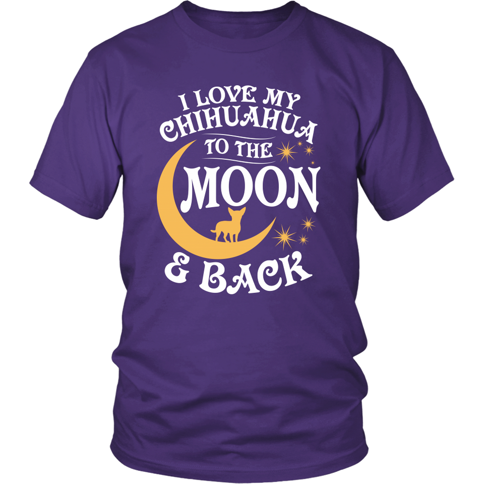 Shirt-I Love My Chihuahua To The Moon & Back ccnc003 dg0053