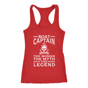 Shirt-Boat Captain The Woman The Myth The Legend ccnc006 bt0077