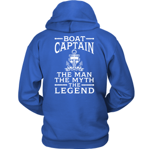 Back Side Shirt-Boat Captain The Man The Myth The Legend ccnc006 bt0069