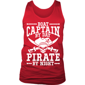 Shirt Boat Captain By Day Pirate By Night ccnc006 bt0091