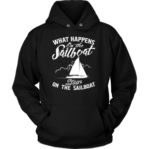 Shirt-What Happens On The Sailboat Stays On The Sailboat ccnc007 sb0005