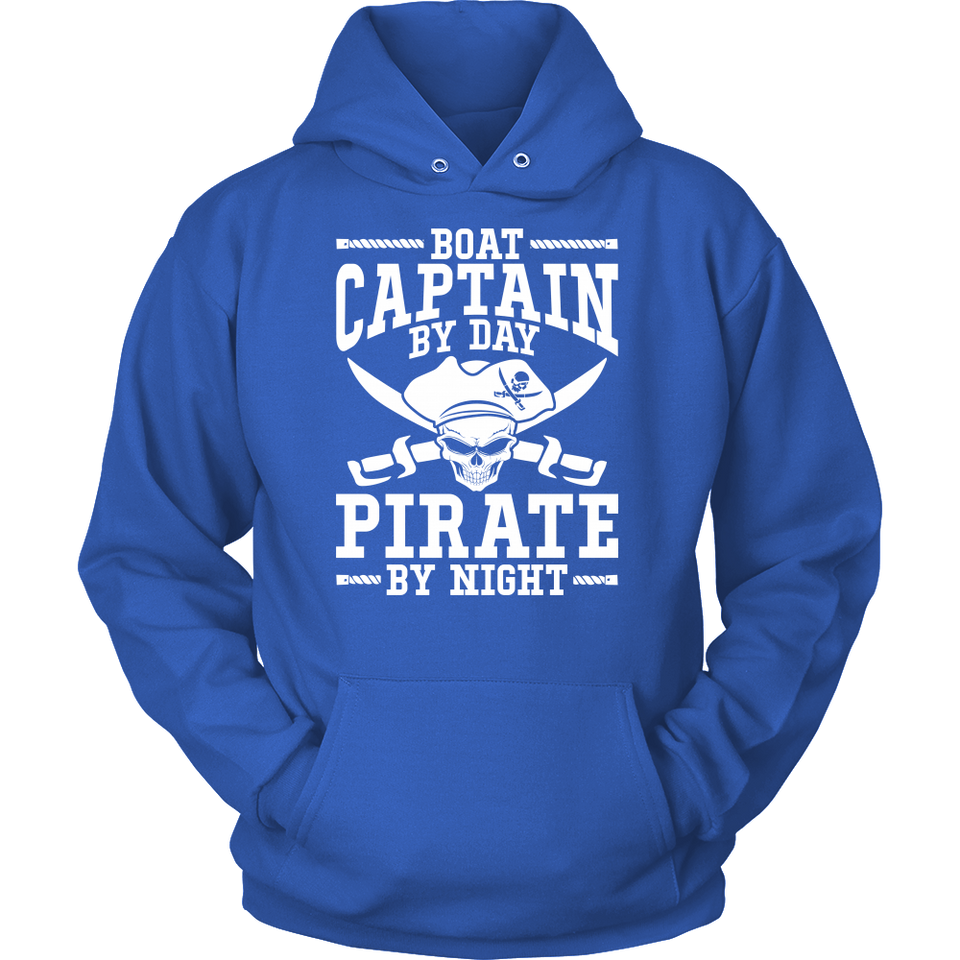 Shirt Boat Captain By Day Pirate By Night ccnc006 bt0091