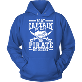 Shirt Boat Captain By Day Pirate By Night ccnc006 bt0091