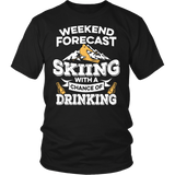 Shirt-Weekend Forecast Skiing With a Chance of Drinking ccnc005 sk0002