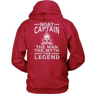Back Side Shirt-Boat Captain The Man The Myth The Legend ccnc006 bt0069