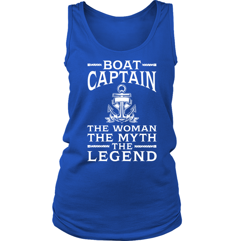 Shirt-Boat Captain The Woman The Myth The Legend ccnc006 bt0077