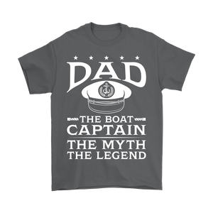 Shirt-Dad The Boat Captain The Myth The Legend ccnc006 bt0079