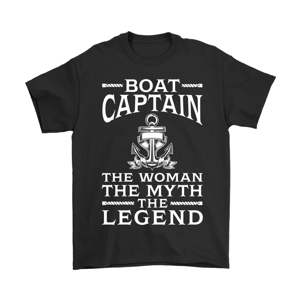 Shirt-Boat Captain The Woman The Myth The Legend ccnc006 bt0077