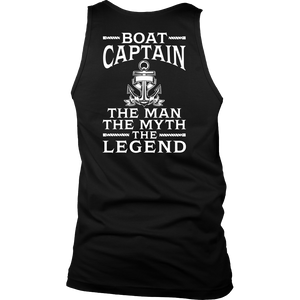 Back Side Shirt-Boat Captain The Man The Myth The Legend ccnc006 bt0069