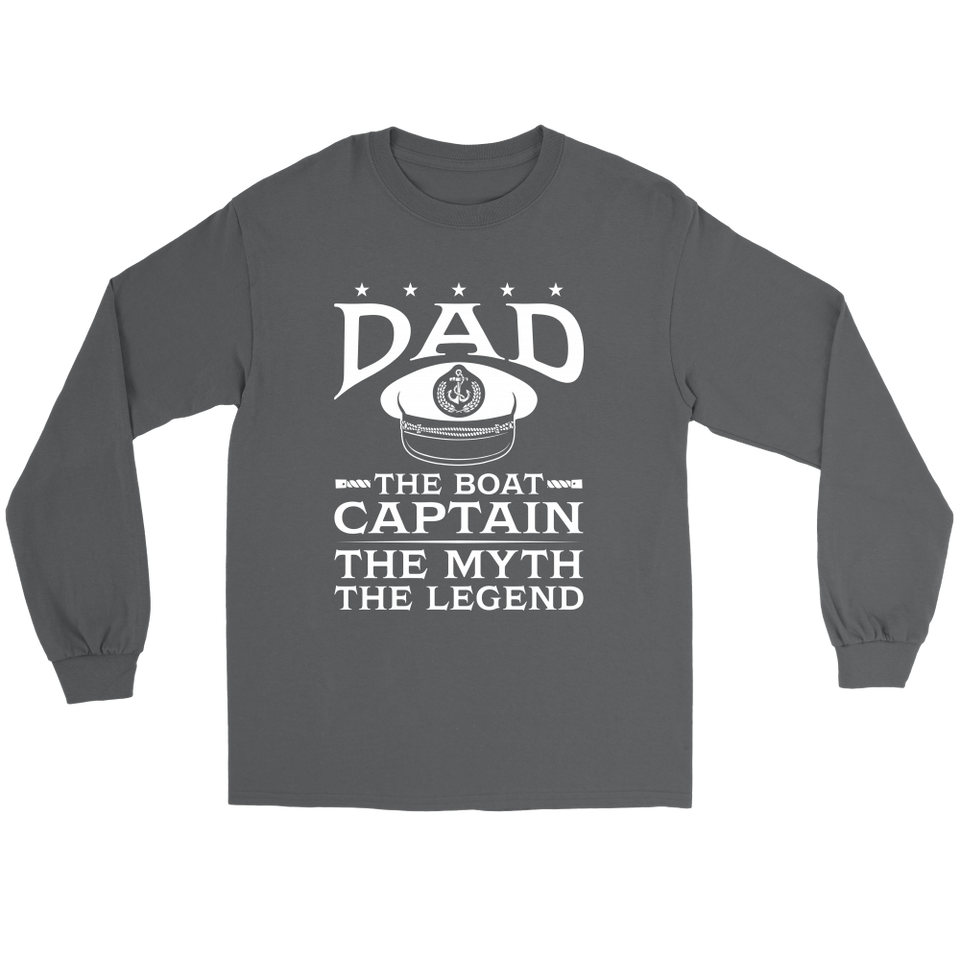 Shirt-Dad The Boat Captain The Myth The Legend ccnc006 bt0079