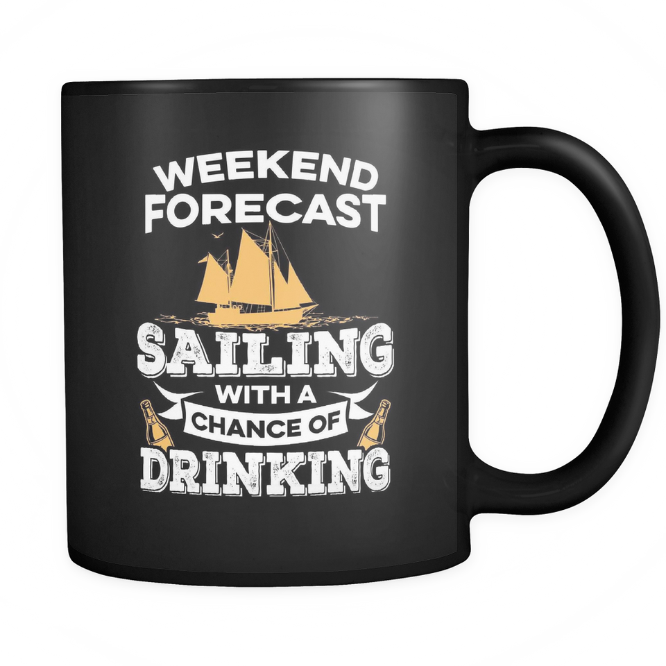 Black Mug-Weekend Forecast Sailing With a Chance of Drinking ccnc007 sb0013