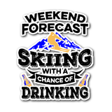 Sticker-Weekend Forecast Skiing With a Chance of Drinking ccnc005 sk0015